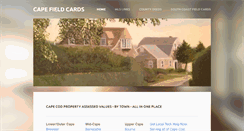 Desktop Screenshot of capefieldcards.com